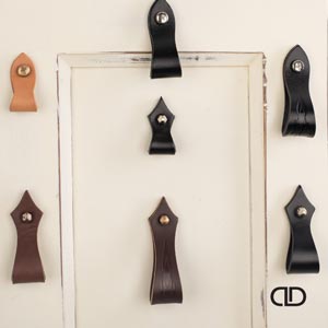 Usnjeni ročaji za pohištvo