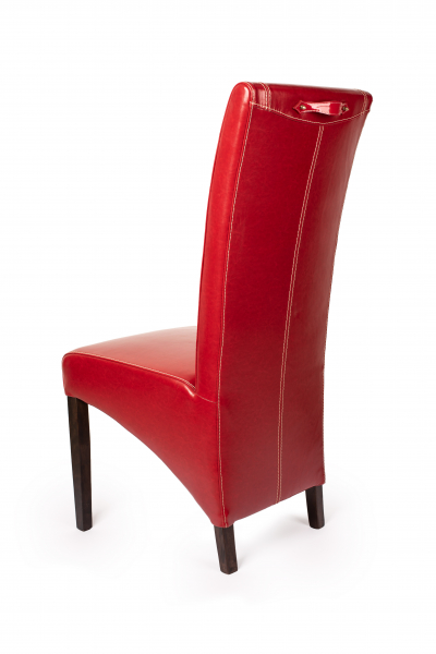 Rdeči ročaji po naročilu na hrbtiščih stolov !