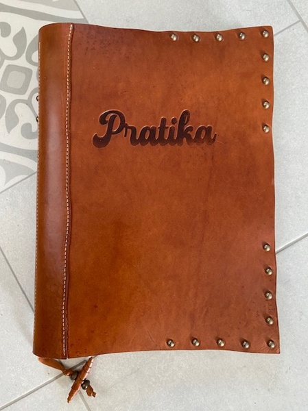 Custom Leather cover for the Bible