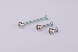 Rustic sewn Handle Kupid Engraved silver O screws