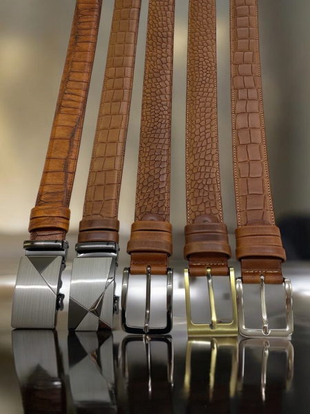 Kroko konjak usnjeni pasovi Elite