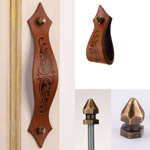 Usnjeni pohištveni ročaji www.dddesign.si