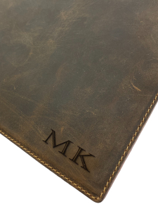 Big leather mouse pad - personalized 
