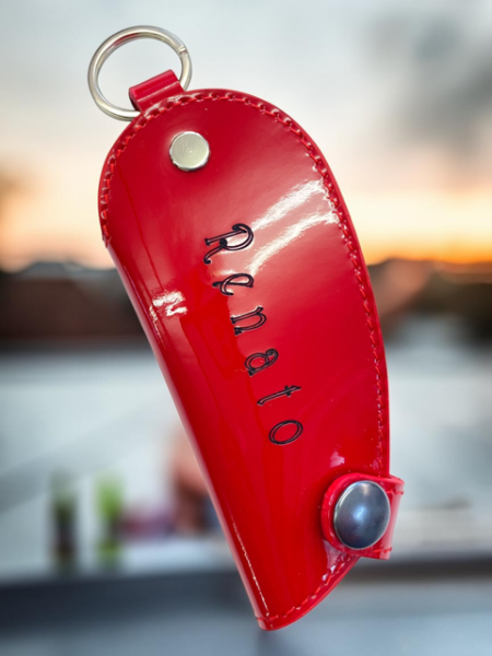 Custom leather car key case