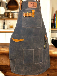 Predpasnik za žar, bbq usnjeni predpasnik