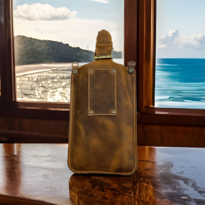 Personalized Leather crossbody Phone bag www.dddesign.si