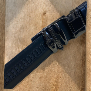 Premium usnjeni pas z avtomatsko zaponko 3,5 cm