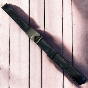 Premium usnjeni pas z avtomatsko zaponko 3,5 cm