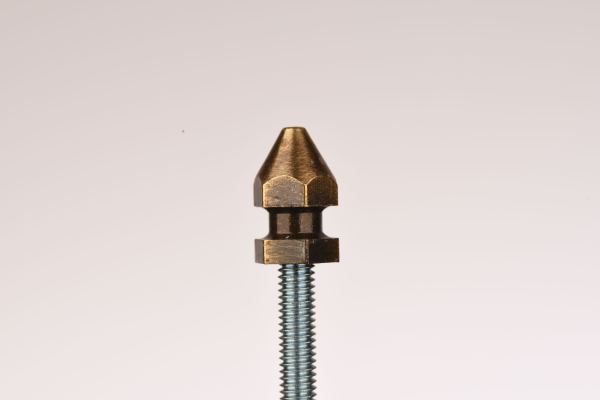 Stitches Leather Handle Kupid antique hexa screws