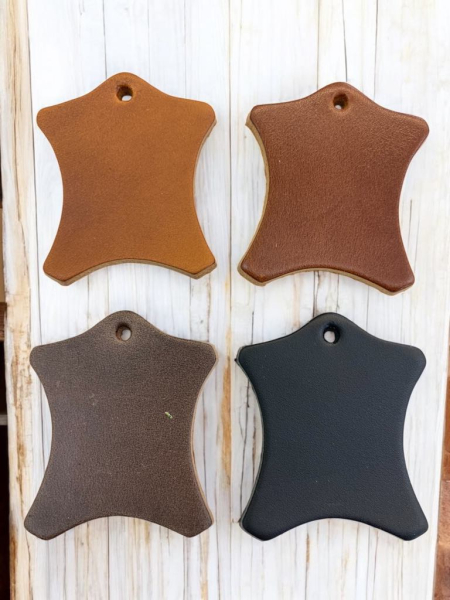 Stitches Leather Handle Kupid antique hexa screws