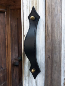 Stitches Leather Handle Kupid antique hexa screws