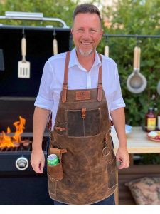 Leather chef apron CLASSIC