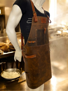 Premium usnjeni predpasnik za žar DDDesign.si