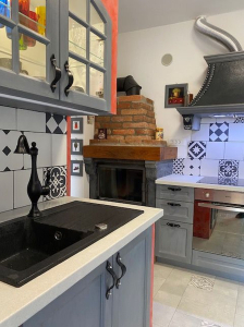 Potiskani pohištveni ročaj Kupid srebrni Hexa vijaki 