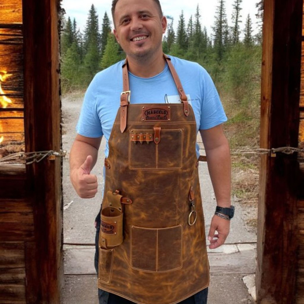 GRILL leather apron CARTRIDGES