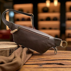 usnjena pasna torbica, ženska torbica za pas