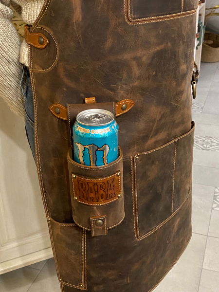 držalo za pivo-usnjeno držalo za napitke-beer holder