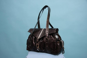 Usnjena torba v imitaciji krokodilje kože PO NAROČILU