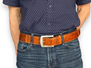 Leather belts with hidden pocket DDDesign