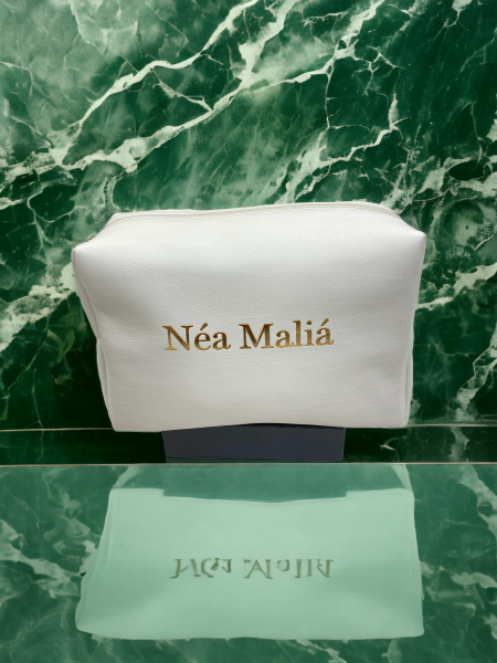 Personalizirana ženska usnjena toaletna torbica