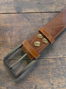 Unikatni usnjeni Western pas 4 cm Z zamenljivo zaponko