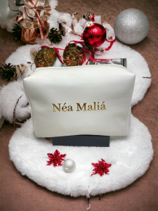 Personalizirana ženska usnjena toaletna torbica 