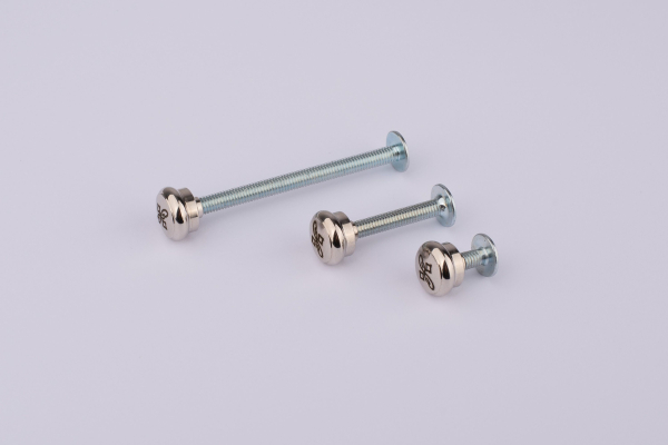 RUSTIC stitches handle Amor silver screws engraved