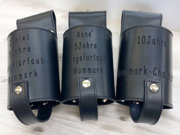 usnjeno držalo za napitke, držalo za pas