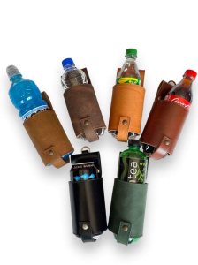 personalizirano usnjeno držalo za pivo 